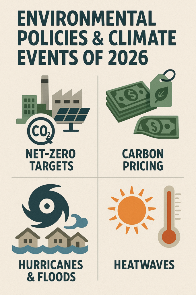 Environmental Policies & Climate Events of 2026 - Atin News Room